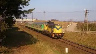 SU42-523 do Kościerzyny i miejsce wepnięcia PKMki dawniej