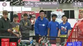 VEX Worlds 2016 - VRC High School - Arts - Qual 163 (254C 64C) 248 vs 191 (3946W 8746)