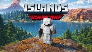 SURVIVING HARDCORE MINECRAFT ISLANDS (full movie)