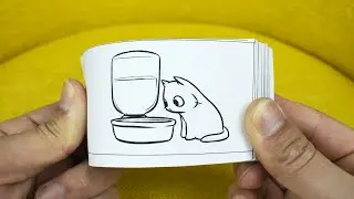 Flip Book Cute Cat