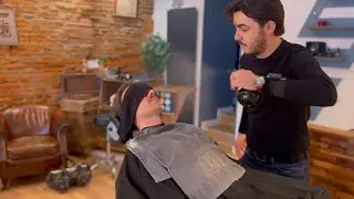 I Got a Beard Shave at the OLDEST Barbershop in France (1938) ✂️ ASMR Relaxation