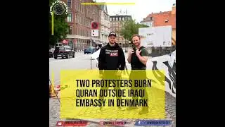 Quran Burning Protest Denmark #news #worldfactology #shorts #breakingnews #quran #denmark