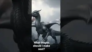 new silver dragon😍