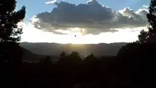 Crab UFO drops bomb over Albuquerque
