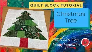 Quilt Block Tutorial - Christmas Tree Block