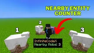 Minecraft Simple Entity Counter with Command blocks