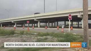 North Shoreline Boulevard closed for maintenance