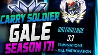 GALE INSANE SOLDIER 76 GAMEPLAY! 33 ELIMS! [ OVERWATCH SEASON 17 TOP 500 ]