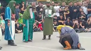 مراسم شبیه خوانی روزعاشورا با هنرمندی نعمت پرستار و اژدر بالش زر