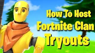 How To Host Fortnite Clan Tryouts In 2024 (Join A Fortnite Clan)