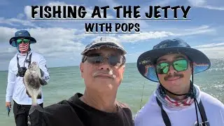 Catching a big Black Margate at Fort Pierce Jetty