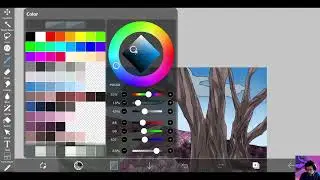 How to paint landscape art | Ibis Paint X Part (Three)