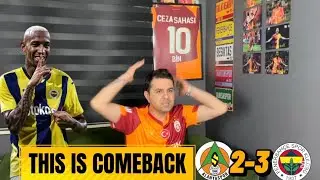 FANATİK GALATASARAYLI ALANYASPOR-FENERBAHÇE MAÇINI İZLERSE (TEPKİ)