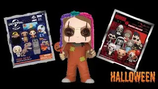 HORROR SERIES 7 3D and Monogram Universal Horror Series 3-3D Figural Bag Clip Halloween