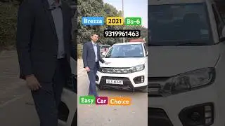 Maruti Suzuki Brezza 2021 Petrol | 37,000 KM | Delhi No | White | Single Owner EASYCARCHOICE Delhi-