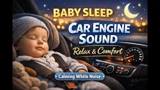 Gentle Car Engine Sound Inside | Baby Sleep, Relax & Comfort
