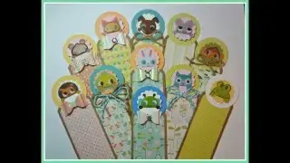 Bookmarks using Target Dollar Spot stickers!