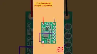 12 v to 1 v converter circuit using ca 1235 module #shorts #buckconverter #ca1235