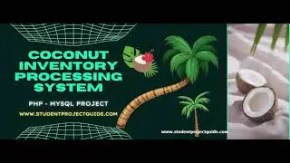Coconut Inventory Processing System - PHP MySQL