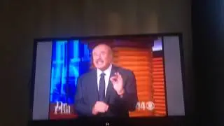 Watching my favorite show, Dr. Phil.
