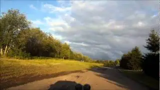 2012 Oregon Trail Rally: Car #990 Stage 1 roof top cam