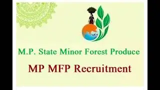 M.P. state minor forest produce, 👌                        MP MFP Requirement, all candidate apply👍