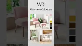 WestinTrends Modern Genevieve Accent Chair Collection #interiordesign #indoorfurniture #trendshort