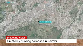 Six storey building collapses in Nairobi