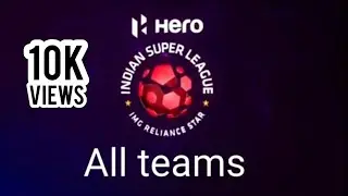 Hero indian super league All teams logos 2019-20 ISL S06 &bull; Animated