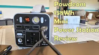 Обзор мини-электростанции Powdeom 158Wh