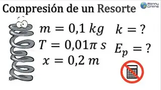 Compresi&oacute;n de un resorte | Embotelladora EAES | Energ&iacute;a potencial