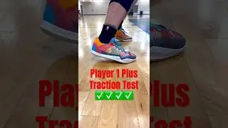 Player 1 Plus Traction Test 🏆‼️#shorts #basketball #seriousplayeronly #sneaker #tractiontest #reels