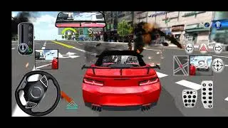 Chevrolet Camaro ZL1 Crazy Crash Test in 3D Driving Class 2 😱🔥 | High Speed Explosion!
