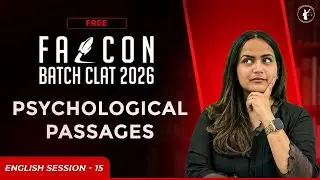 PSYCHOLOGICAL PASSAGES | CLAT Course | English FALCON BATCH | CLAT Free Online Coaching 2026.
