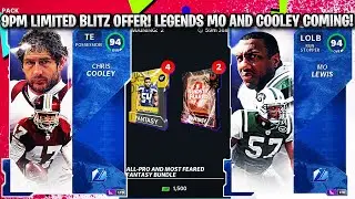 9PM LIMITED BLITZ ALL PRO PACK OFFER BUNDLE! 94 OVERALL LEGENDS COOLEY + MO LEWIS COMING | MADDEN 21