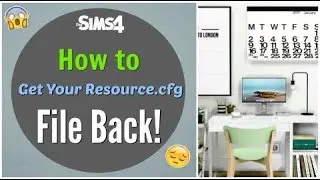How to Get the Resource.cfg File -The Sims 4 2023