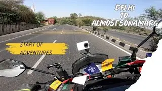 Delhi to almost Sonamarg | In Lap of Zanskar Valley EP 1| Yamaha FZ25 Bike ride |Hindi| RidingSoulRV