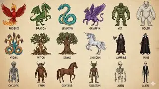  Discover Over 100 Mythical Creatures: A Journey into Fantasy Legends!