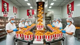 Inside the KFC Factory: Full Chicken Processing & Crispy Recipe Secrets Explained!