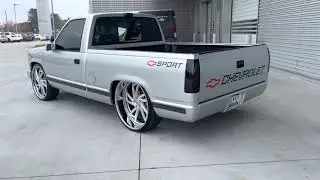 Walk around on My 93 OBS/C1500 tucking 26” Rucci Boujee’s.