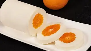 Only milk and fruit! Healthy and delicious dessert in 5 minutes! Everyone asks for more!