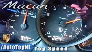 2019 PORSCHE MACAN 0-224km/h ACCELERATION & TOP SPEED by AutoTopNL