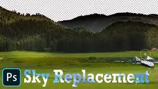 How to replace or change sky in Photoshop tutorial ¦ Blend if