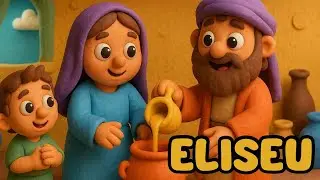 ✨ Eliseu: O Profeta dos Milagres! 🙌 | Histórias Bíblicas em Massinha