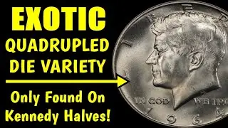 QUADRUPLED DIE VARIETY Kennedy Half Dollar Is A WINNER! - DO YOU HAVE ONE?