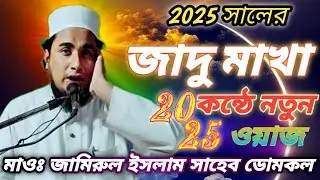 মাওঃ জামিরুল ইসলাম সাহেব (ডোমকল মাদ্রাসা) !!! Maulana Jamirul Islam Saheb 2025 #aminujjaman official