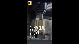 Gunmetal Brass Bush, Copper Alloy OEM Bushing, Oil Groove Cast Bronze|Self-Lubricate #youtubeshorts
