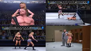 Stacy Kiebler vs Trish Stratus Season Mode Bra & Panties Match! SVR