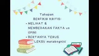 VIDEO REFLEKTIF BERFIKIR KRITIS
