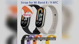 2025 Strap for Xiaomi Mi Band 8/8 NFC Bracelet Silicone Wrist Miband 9 NFC Replacement pulsera corre